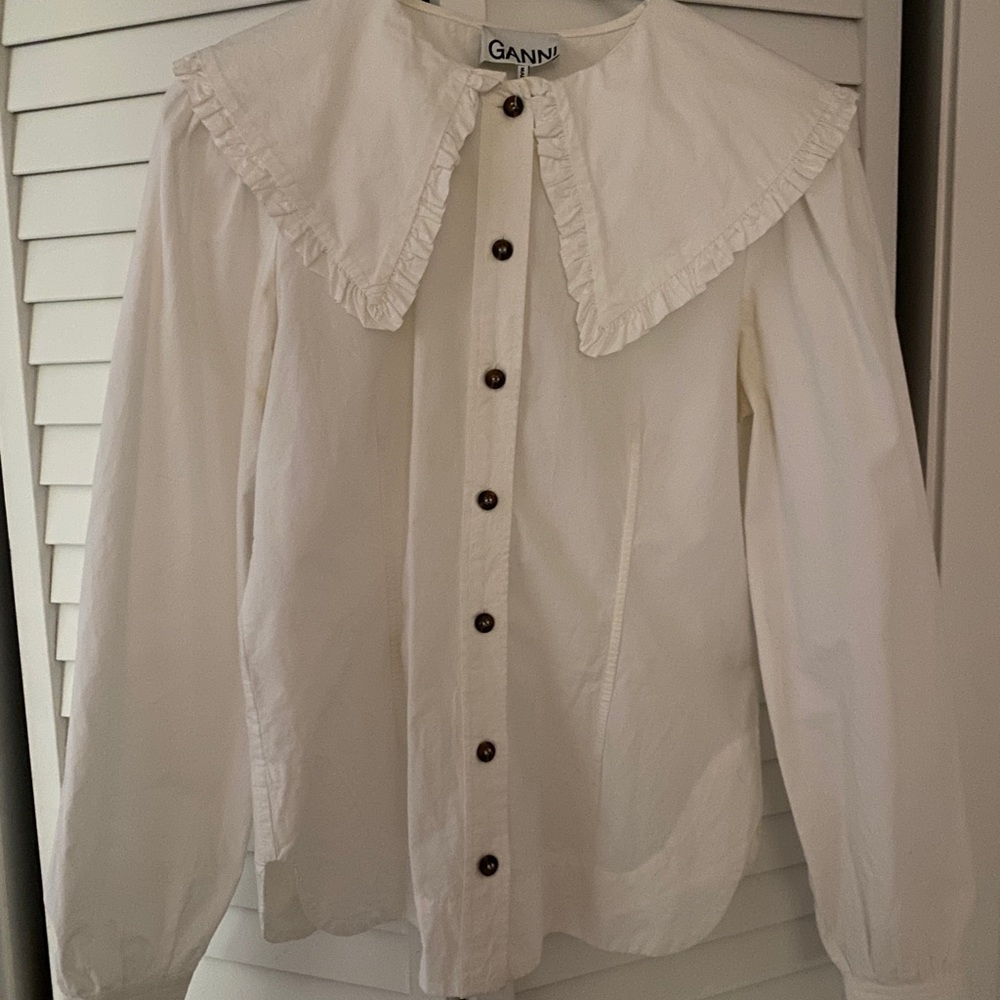 Ganni blouse size small
